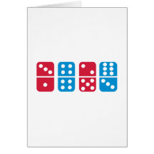Domino Greeting Card