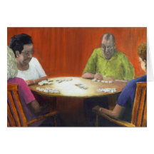 Dominoes Greeting Cards