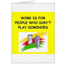 DOMINOES player Card