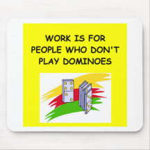 DOMINOES player Mouse Mat