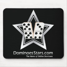 Dominoes Stars Mouse Pad
