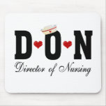 DON Director of Nursing Mousepads