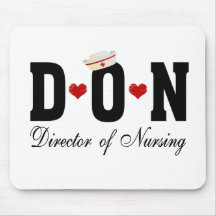 DON Director of Nursing Mousepads