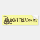 Don’t Tread on Me Bumper Sticker