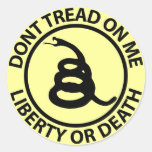 Don’t Tread on Me Round Sticker