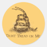 Don’t Tread on Me Round Sticker