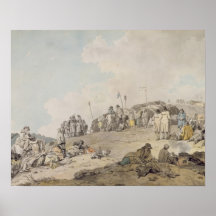 Donnybrook Fair, 1782 (pen, ink and w/c on paper) Print