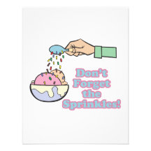 dont forget the sprinkles announcements