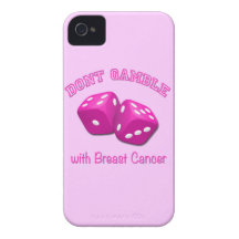 Don't Gamble with Breast Cancer iPhone 4 Case-Mate Case