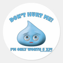Don't Hurt Me Round Sticker