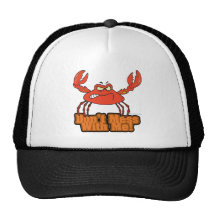 dont mess with me mean crab hat