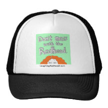 Don't Mess With the Redhead. Cap Mesh Hats