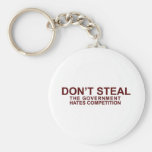 DON'T STEAL - The Government Hates Competition keychains