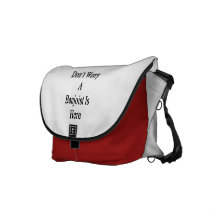 Don't Worry A Banjoist Is Here Courier Bags