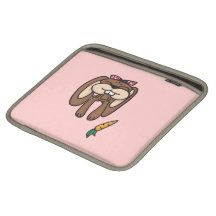 Doodles Bunny Sleeve iPad Sleeve