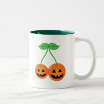 Doom Jack o' Lantern Cherries Coffee Mugs