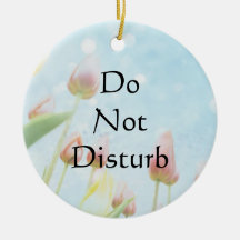 Door Hanger, Do Not Disturb Christmas Ornament