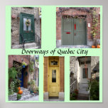 Doorways of Quebec City Print