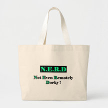 Dorky Nerd Full Tote Bag