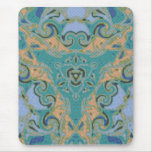Dots and Spirals Art Design Mousepad
