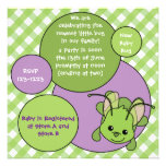 dotty bug personalized invitation