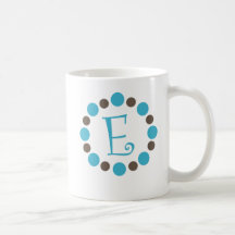 Dotz Initial Mug "E"