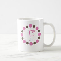 Dotz Initial Mug "F"