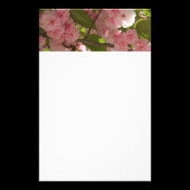 Double Blossoming Cherry Trees III Stationery stationery