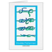 Double Fisherman (Knot) Greeting Card