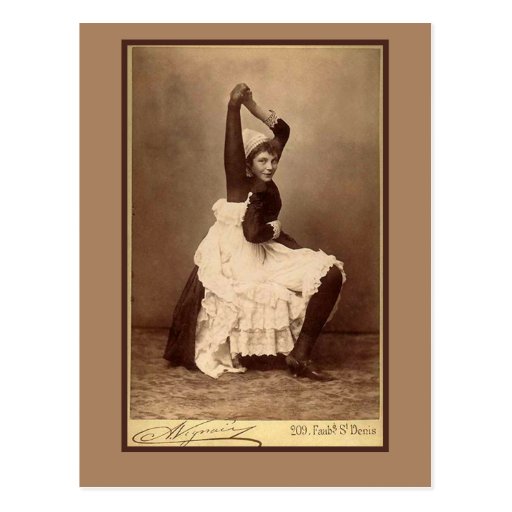 Double Jointed Circus Performer on Cards Post Cards
