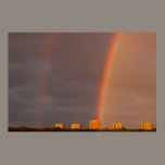 Double Rainbow Wide Nettles Island Poster posters
