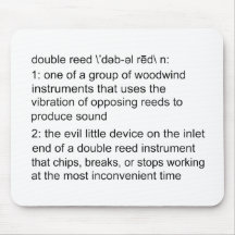 Double Reed Definition Mousemat