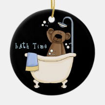 Double sided bathroom Hanging Christmas Ornament