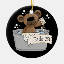 Double sided bathroom Hanging Ornament