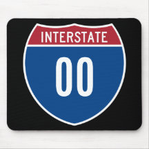 Double Zero Interstate Mouse Pads