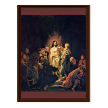Doubting Thomas By Rembrandt Harmensz. Van Rijn Postcard