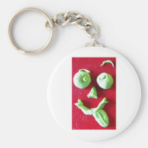 Dough Cartoon Face.jpg Key Chain