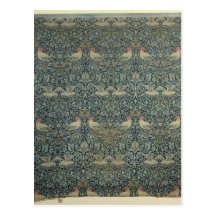 Dove and Rose' fabric design, c.1879 Post Card
