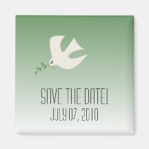dove love bird refrigerator magnet