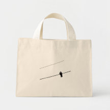 Doves in love canvas bags