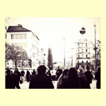 Downtown munich Poster posters