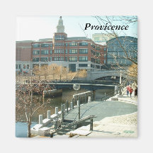 Downtown Providence Fridge Magnet