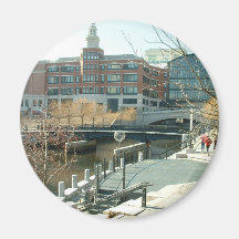 Downtown Providence Refrigerator Magnet