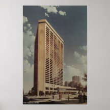 Downtown Seattle Sheraton Poster