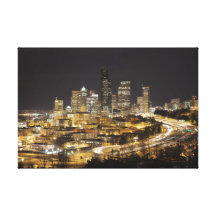 Downtown Seattle Stretched Canvas Prints