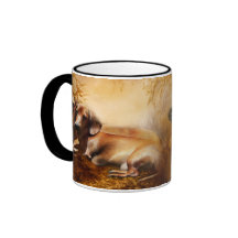 Doxies - Dappled In Sunshine Art Mug