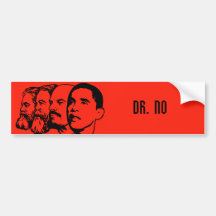 DR. NO bumper sticker