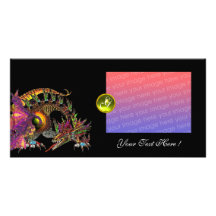 DRAGO ,Yellow Topaz Monogram Photo Cards