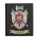 Dragon Battle Crest Black iPad Folio Cases