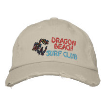 Dragon Beach Surf Club Embroidered Baseball Caps